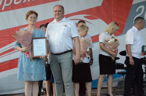 В День железнодорожника в Агрызе наградили лучших работников железнодорожного узла