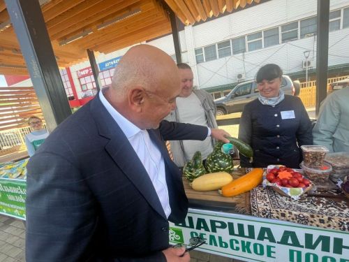 Гендиректор АО «Татэнерго» Раузил Хазиев посетил ярмарку в родном ему Агрызском районе
