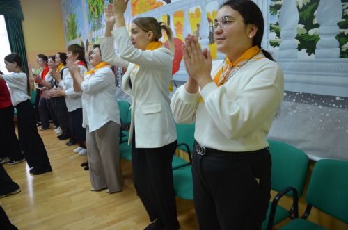 В Агрызе школьников торжественно посвятили в «Движение Первых»