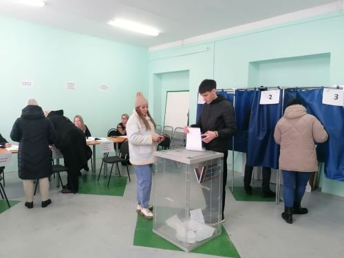 Әгерҗе районы сайлаучылары Россия Федерациясе Президентын сайлауларда югары активлык күрсәттеләр