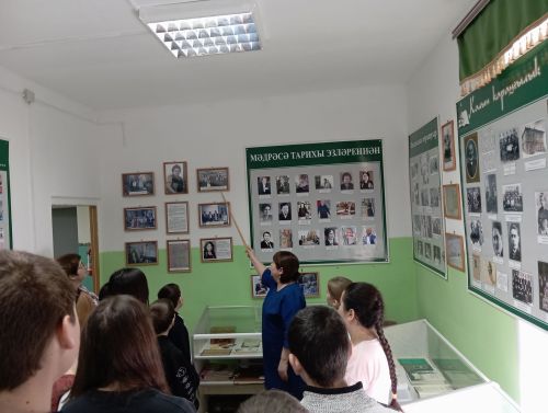 Иж-Бубый мәктәп тарихы музеенда Кичкетаң һәм Тирсә мәктәпләре укучылары кунакта булдылар