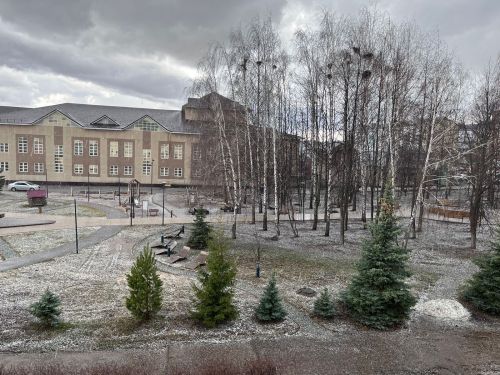 Сегодня на Агрыз обрушился град размером с горох ВИДЕО