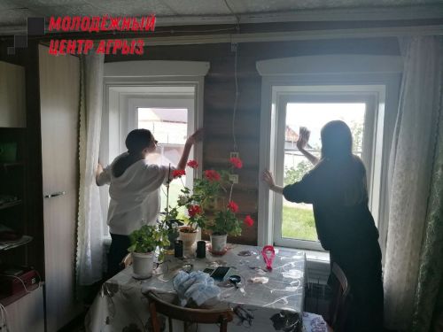 Активисты оказали помощь по дому пожилой жительнице Агрыза