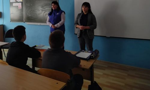 В Терсинской школе прошла профилактическая беседа по безопасности дорожного движения