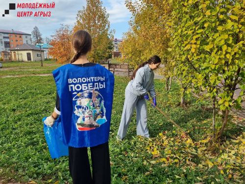 В рамках «Осенней недели добра» в городе прошел молодежный субботник