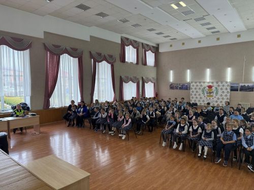 В агрызской школе №3 прошел урок ПДД в театральном формате
