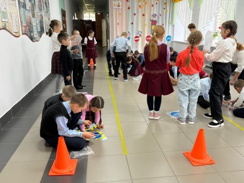 Посвящение в юные пешеходы прошло в Бимской школе