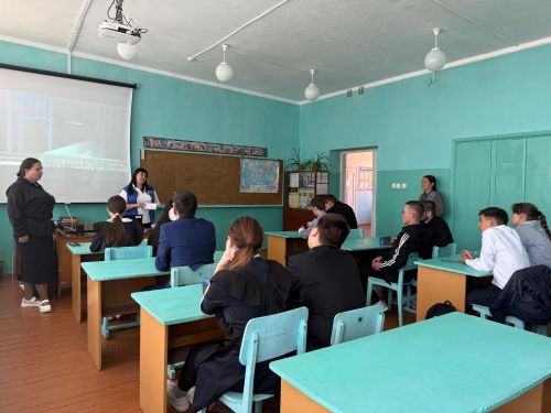 Профилактическая беседа по ПДД прошла в Кичкетанской школе