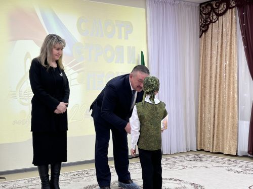 Среди воспитанников детского сада №1 прошел конкурс «Смотра строя и песни»