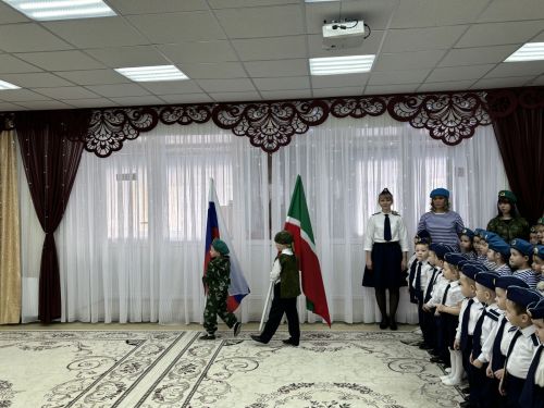 Среди воспитанников детского сада №1 прошел конкурс «Смотра строя и песни»