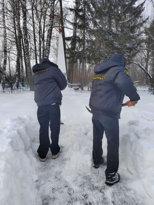 В Агрызе активисты «Форпоста» почтили память героев на Братской могиле