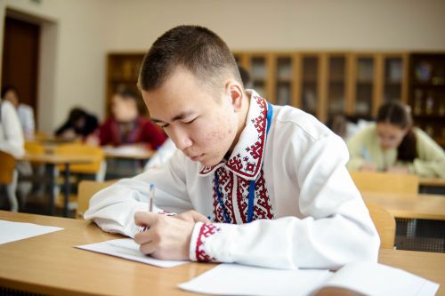 Әгерҗе районы укучылары Төбәкара олимпиадада республика данын яклады