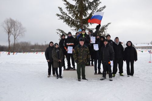 В Агрызском филиале Нижнекамского колледжа прошла лыжная эстафета на Кубок Военного комиссара