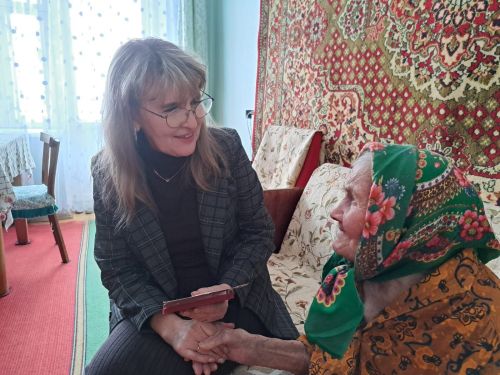 Труженица тыла награждена юбилейной медалью «80 лет Великой Победы»