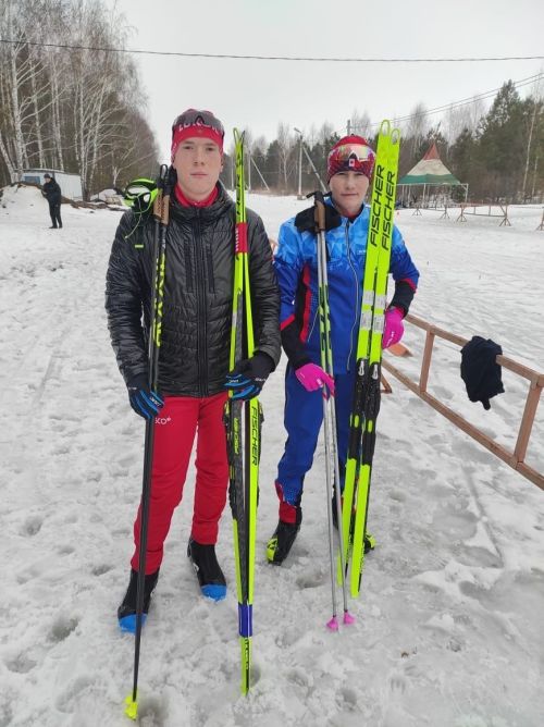 Лыжники Агрызского филиала Нижнекамского колледжа взяли весь пьедестал в Сарманово