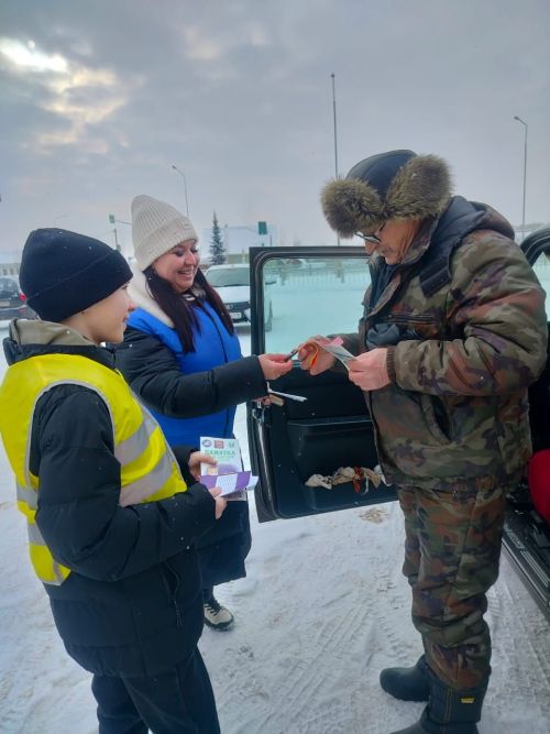 Стань заметней на дороге: в Агрызе прошла акция по безопасности