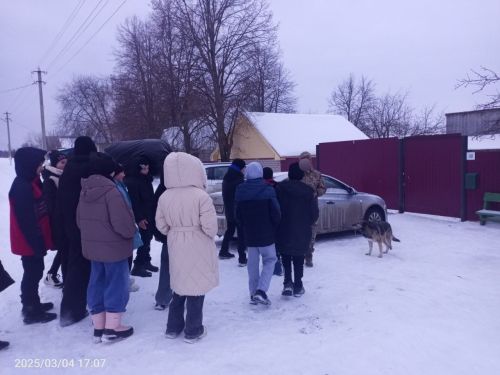 Дети Шаршадинского сельского поселения поддержали бойца теплом и уважением