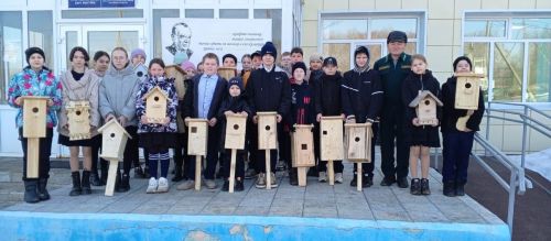 Ученики Кучуковской школы создали скворечники к Международному дню птиц
