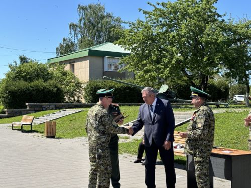Торжественное мероприятие в честь 107-й годовщины пограничных войск России прошло в Агрызе