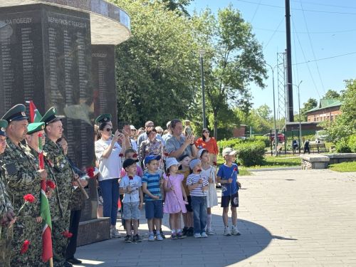 Торжественное мероприятие в честь 107-й годовщины пограничных войск России прошло в Агрызе