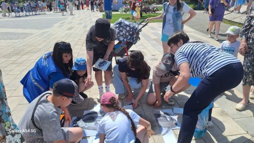 В День защиты детей юные жители города повторили ПДД