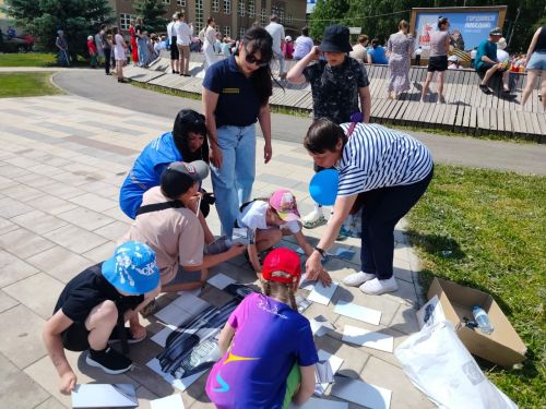 В День защиты детей юные жители города повторили ПДД