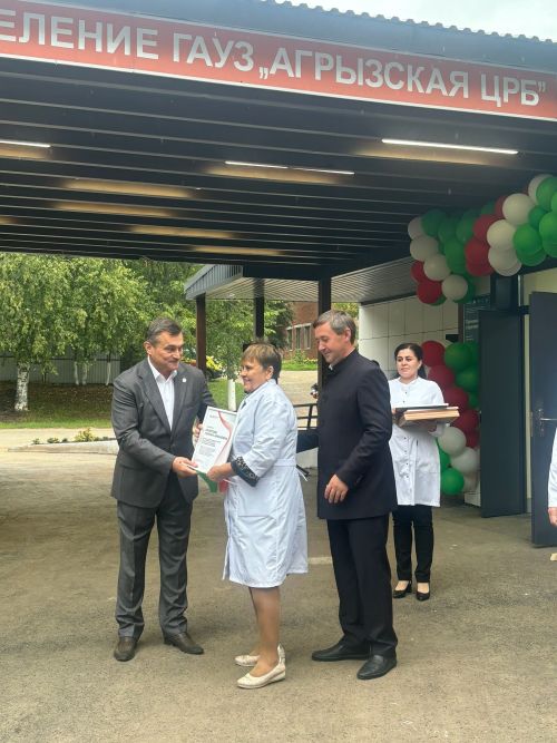 Приемно-диагностическое отделение ЦРБ в Агрызе распахнуло свои двери