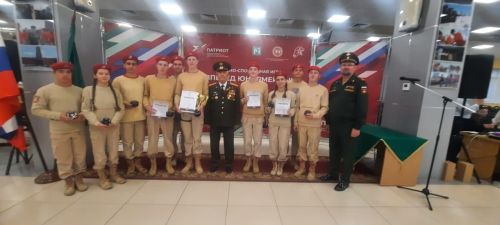 Юнармейцы школы №2 взяли серебро на республиканских соревнованиях