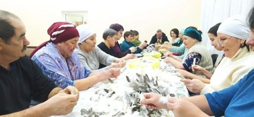 Иске Эсләк мәдәният йортында китапханә белән берлектә «Кич утыру » кичәсе үткәрелде