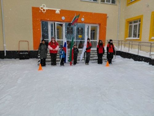 В Агрызе отметили Международный день зимних спорта «Весёлыми стартами»