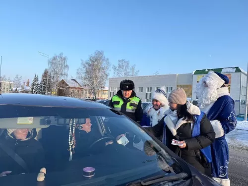В Агрызе прошла всероссийская акция «Полицейский Дед Мороз»