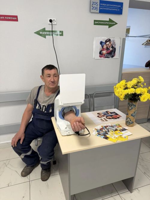 В Агрызской ЦРБ прошла акция «Проверь своё здоровье», приуроченная ко Дню отцов