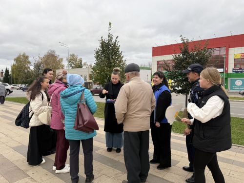 В Агрызе прошла акция «С заботой о пожилом пешеходе»