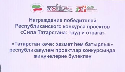 Проект Агрызского района получил признание на конкурсе «Сила Татарстана: труд и отвага»