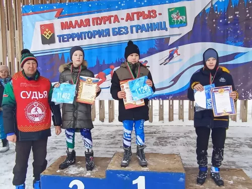 Агрызцы присоединились к гонке «Лыжня Татарстана - 2026»