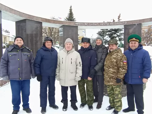 Агрызские ветераны-афганцы собрались на митинг в Сквере Победы
