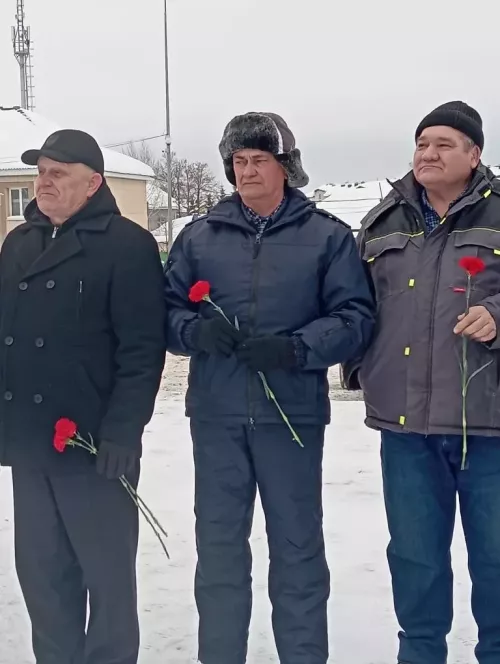 Әгерҗе районы әфганчылары Җиңү скверына  искә алу чарасына җыелды