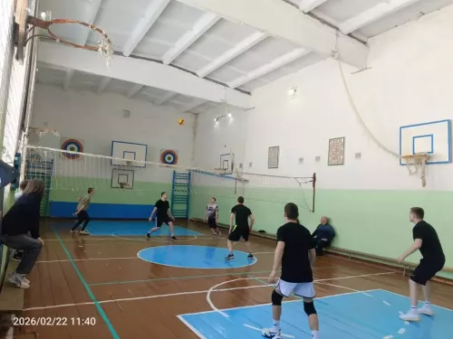 В селе Бима состоялась захватывающая игра по волейболу