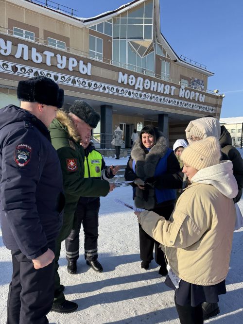 В Агрызе прошла акция «Стань заметней на дороге», приуроченная ко Дню защитника Отечества