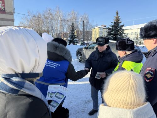В Агрызе прошла акция «Стань заметней на дороге», приуроченная ко Дню защитника Отечества