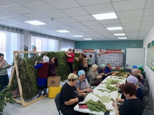 Кадыбаш җирлеге волонтерлары ил иминлеге сагында торучы якташларга ярдәм итәләр