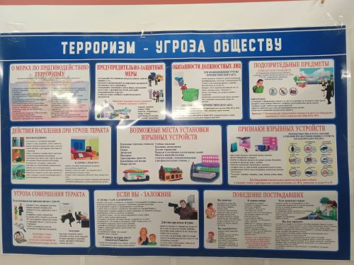 В Девятернинской сельской библиотеке провели беседу о терроризме