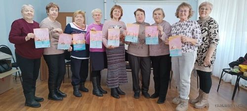 Для участников «Активного долголетия» прошел мастер-класс по живописи