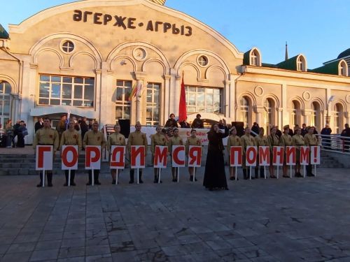 В Агрызе торжественно встретили «Поезд Победы»