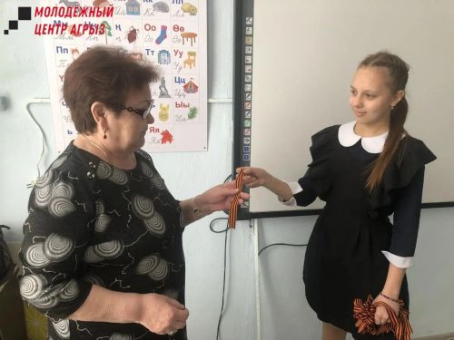 В Агрызе продолжается акция «Георгиевская ленточка»
