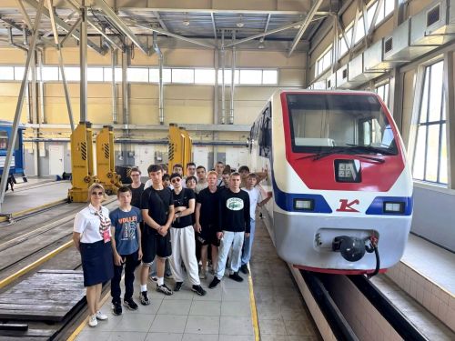 Студенты из Агрыза посетили Казанскую детскую железную дорогу