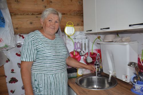 В доме кадыбашской семьи Гафаровых спустя 11 лет появился водопровод