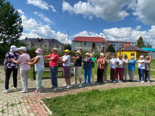 Для членов клуба «Активное долголетие» провели библиогимнастику «Подвижность без ограничений»