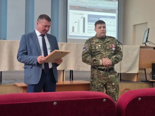 В депо Агрыз состоялась встреча с участником СВО Дмитрием Лобановым