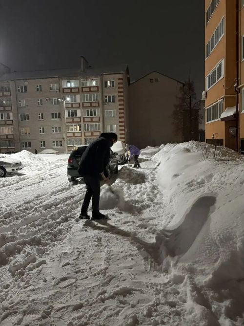 Общегородской субботник борьбы со снегом